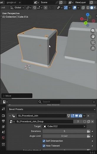 Bevel node prep in Blender 5 geometry nodes