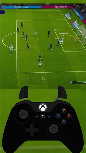 Haaland with the heading #pes2021 #efootball #fifa #eafc #championsleague #mancity