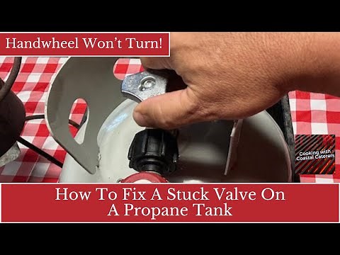 HOW To FIX a STUCK SHUTOFF Valve On A Propane Tank | HANDWHEEL Won't Turn!