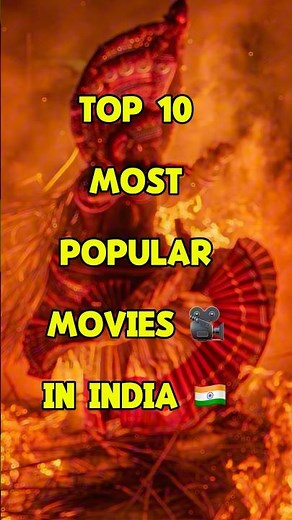 Top 10 Most Popular Movies in India 🇮🇳🔥 | Bollywood & South Blockbusters #top10 #mostwatched