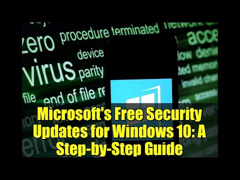 Microsoft's Free Security Updates for Windows 10: A Step-by-Step Guide