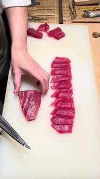 Raw & Fresh: Prepping Akami Tuna #japanesefood