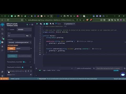 How To Deploy A smart Contract On Monad Via Remix Ethereum IDE