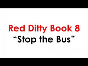 Phonics Red Ditty Book 8: "Stop the Bus"