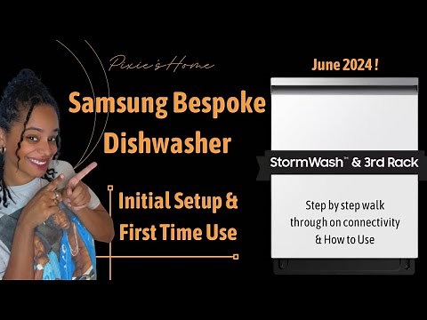 Samsung Bespoke Dishwasher | Install and First Use