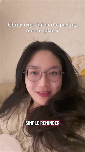 Most itinerary problems happen before the trip starts. If your route looks right but feels wrong — it’s usually pacing. #ChinaTravel #TravelPlanning #ChinaTips