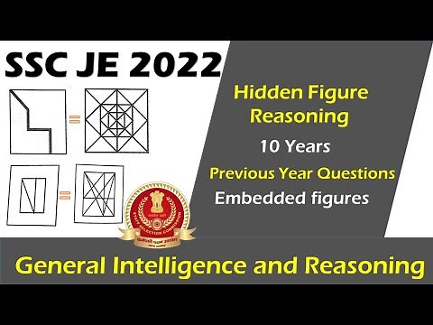 Embedded Figure Reasoning | Hidden Figure Reasoning | Figure Classification | 10 Years SSC JE PYQ