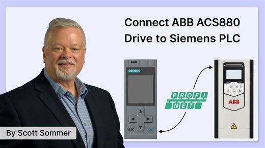 ▶ You can read the full post here: https://www.realpars.com/blog/acs880-s7-1500?utm_source=facebook&utm_medium=social&utm_campaign=socialdescription Learn how to connect an ABB ACS880 Variable Frequency Drive to a Siemens S7-1500 PLC using PROFINET. This video shows how to set up the hardware, configure IP settings in TIA Portal, and use Drive Composer for parameter setup. Want to see more? Watch the entire video on YouTube by following the link: https://youtu.be/zaxbU2Imox8 | RealPars