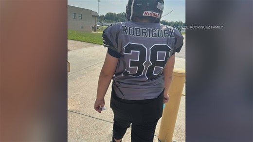 Rockingham County youth football team plays in memory of 10-Year-Old teammate