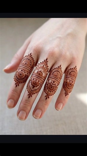 Simple mehndi design finger #aesthetic #mehndi design#minimaldesig #henna