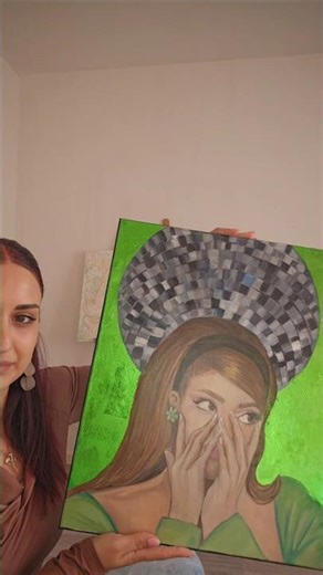 "Ariana Grande Oil Painting 🎨 Original Artwork for Sale"#arianagrande #portrait