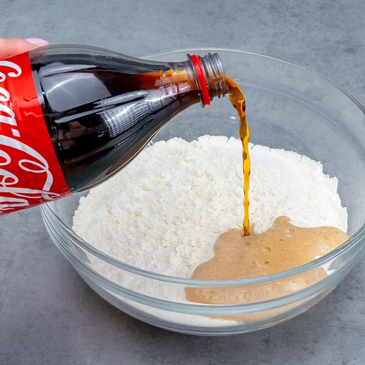 84K views · 184 reactions | Just add Cola to the flour and the result will blow you away! Ingredients: flour: 400 g (14 oz) yeast: 8 g (0.3 oz) salt: 10 g (0.4 oz) sugar: 10 g (0.4 oz) Coca-Cola: 200 ml (6.8 fl oz) vegetable oil: 25 ml (0.8 fl oz) eggs: 1 pc caramel sauce: 30 g (1.1 oz) instant coffee: 20 g (0.7 oz) hot water: 50 ml (1.7 fl oz) caramel: 10 g (0.4 oz) | Cookrate | Facebook