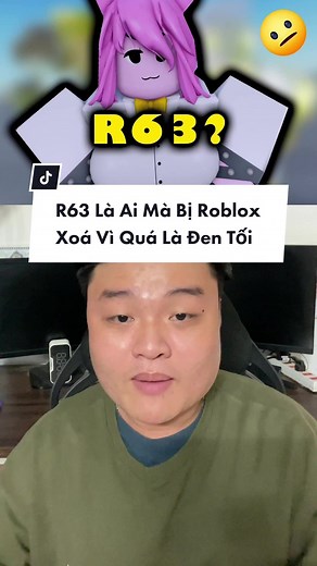 Roblox R63 Là Ai Mà Bị Roblox Xoá Vì Quá Là Đen Tối #roblox #wolfteam #rbown