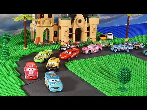 NASCAR Piston Cup Stop-Motion Race! | Pixar Cars
