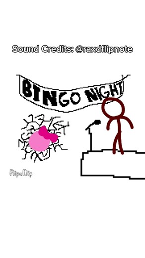 dum bingo night | Sound Credits: ‪@raxdflipnote‬ || #redbrown #animation #flipaclip #raxdflipnote