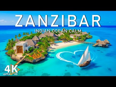 Zanzibar 4K Drone Footage | Exotic Island Beauty, Turquoise Seas & White Beaches