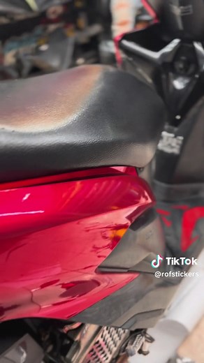 Red Candy Vario 125 Wrapping Sticker: Skotlet Motor Decal Sticker