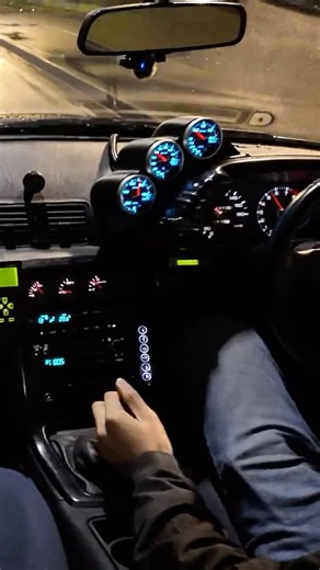 Midnight Rain Drive in a Nissan R32 GT R | POV Through the City