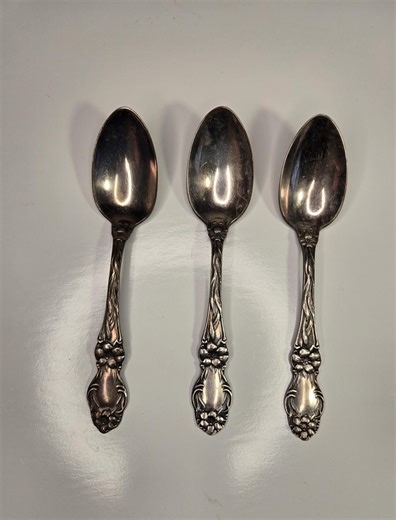 Antique Oneida Demitasse Spoons | 1922 Shraffts | Set of 3 | Silverplate Flatware - Etsy