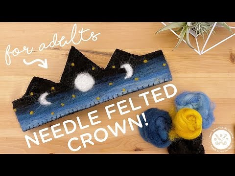 DIY Easy Felt Crown - For Cool Adults