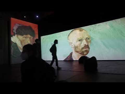 Ausstellung "Van Gogh Alive - the Experience" vom 27.7.-1.11.2021 im Münchner UTOPIA - Impressionen