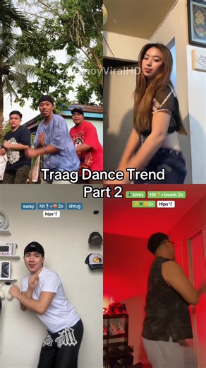 Traag Dance Trend Part 2 trending to ngayon!!! #traag #dancetrend #dancechallenge #pinoyreels #viralreels #fyp | Pinoyviral HD
