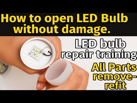 How to Open and Repair LED Bulb at Home | Easy Method of LED Bulb Repair