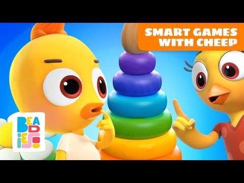 Smart Games with Cheep | Brain‑Boosting Fun for Toddlers 🐥🧠🎮 | Beadies