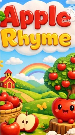 Apple Rhyme | English Nursery kids Rhyme with actions | ‪@monaaz.123‬ | #kidsrhymes