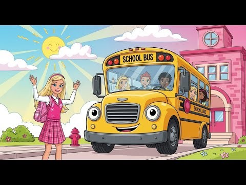 “Barbie School Bus Adventure 🚌 | Fun School Story for Kids”