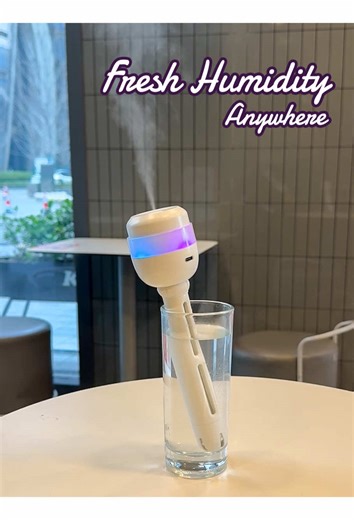 Transformers to air humidifier instantly!#humidifier #officeessentials #homedesign #minihumidifier