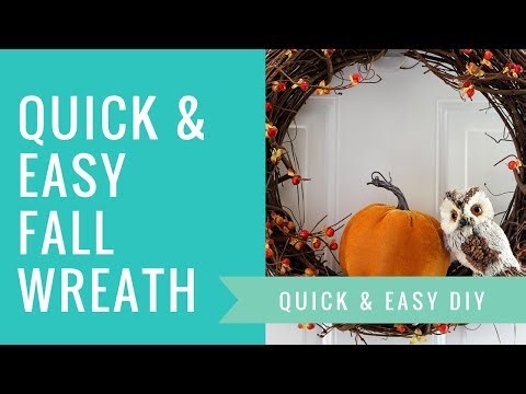 How To Make A Fall Wreath