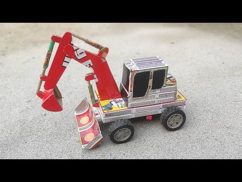 How to make matchbox tractor at home | Diy Mini tractor | Mini Tractor Science Project