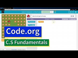 Introduction to Online Puzzles Lesson 2.9 Course D Code.org Tutorial
