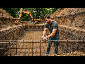 Man Builds AMAZING MODERN POOL In His Backyard