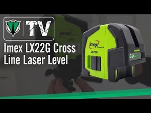 Imex LX22G Cross Line & Plumb Green Beam Laser Level