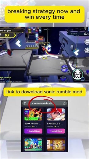 INSTANT WIN! Sonic Rumble MOD Script Drops NOW (2025) #shorts #sonicrumble