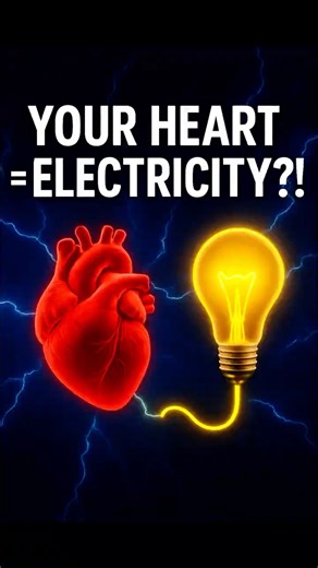 Your Heart Can Power a Lightbulb 💡❤️#facts #shorts