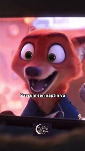 Şimşek de akıma ayak uydurmuş 😂😂 #lunamystflow #zootropolis #disney
