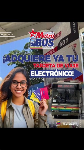 ¡Ya es una realidad! Arrancó @metrobusvenezuela_ve y estaremos realizando jornadas especiales de venta de tarjetas SUVE, en los siguientes puntos de venta: 📍 Lunes a viernes, a partir de mañana jueves 22: Terminal de Pasajeros de Maracay. (Punto permanente de venta y recarga de tarjetas) 📍Jueves 22/01: UNEFA y Universidad Simón Rodríguez Hora: A partir de las 9:30 AM. 💳 Método de pago: Únicamente vía Biopago, el costo de la tarjeta en cualquiera de sus modalidades es de 150 Bs. ⚠️RECUERDA: Si