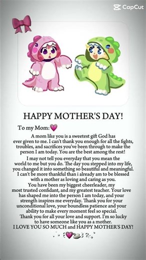 HAPPY MOTHERS DAY! 💐♡¹²³⋆🐾°#fyp #happymothersday