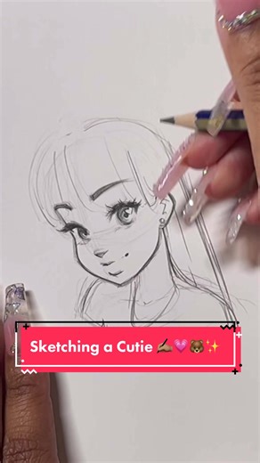 Cute Girl Sketching Ideas and Art Inspiration