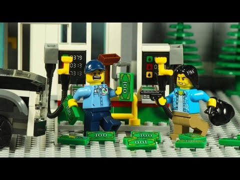 1 Lego City Gas Station Robbery Fail