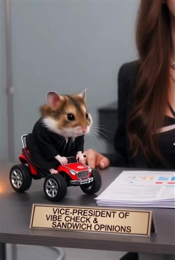 MY BOSS IS A HAMSTER 🐹 I'm not joking! #shorts