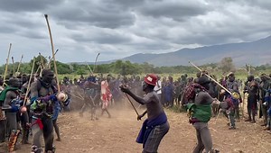 Here’s the video from the recently,Mursi Tribes Donga stick fighting Tournament in Omo Valley - Ethiopia One of the main Mursi customs is stick fighting.This ritual and sport is called Donga 🎥 Degu Hable tekle tekle 🪩 www.ethiopiaexplorertours.com #donga #Omovalley #stickfighting #ethiopia #people #ritual #festival #visitethiopia #ethiopiaexplorertours #natgeo. #viral #cupcut #natgeo #viralvideo #Only #travelblogger #photographytour #documentary #africa #documentaryphotography | Degu Hable Tek