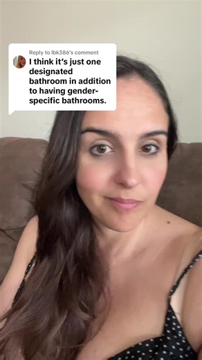 Replying to @lbk386 gender neutral bathrooms in california schools will likely be single person use bathrooms and are in my opinion more convenient and safe for everyone. #genderneutralbathroom #genderneutralschoolbathroom #schoolbathroom #calaws #calaws2026