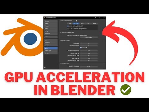 How To Enable GPU ACCELERATION In BLENDER | Fix Blender Not Using GPU To Render 2023