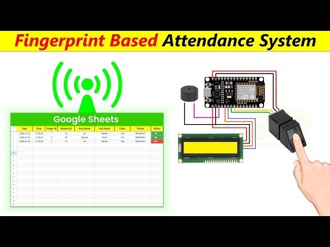 Fingerprint Based Attendance System with Google Sheets || Best Science Project || IOT Projects