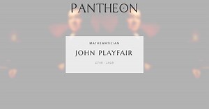John Playfair Biography | Pantheon