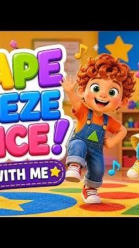 Shape Freeze Dance | Preschool Movement Song